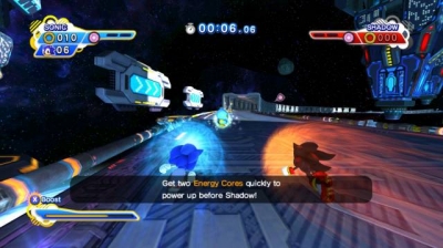 Screen ze hry Sonic Generations