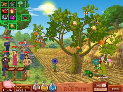 Screen ze hry Floras Fruit Farm