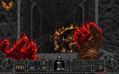 Screen ze hry Hexen: Deathkings of the Dark Citadel