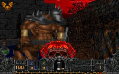 Screen ze hry Hexen: Deathkings of the Dark Citadel