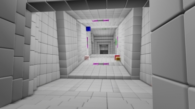 Screen ze hry Q.U.B.E.