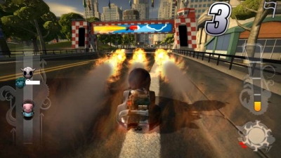 Screen ze hry ModNation Racers: Road Trip