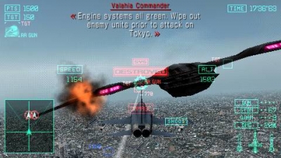 Screen ze hry Ace Combat: Joint Assault