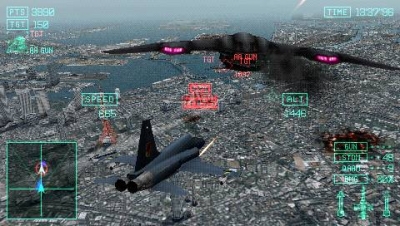 Screen ze hry Ace Combat: Joint Assault