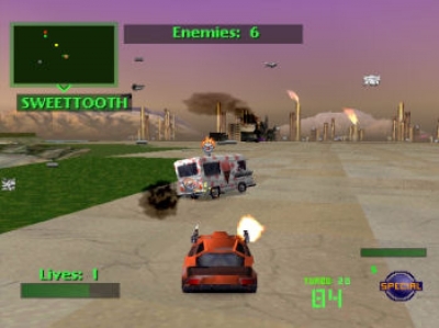 Screen ze hry Twisted Metal 2