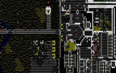 Screen ze hry Dwarf Fortress