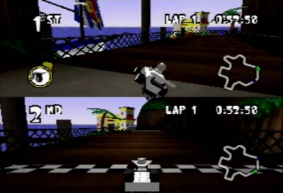 Screen ze hry LEGO Racers