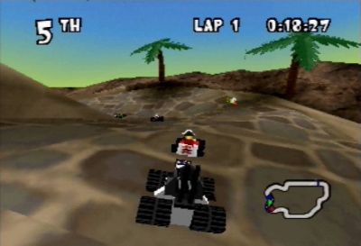 Screen ze hry LEGO Racers