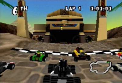 Screen ze hry LEGO Racers