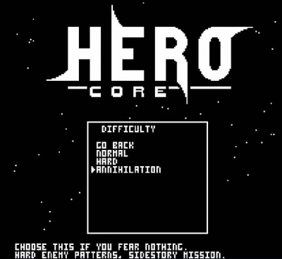 Screen ze hry Hero Core