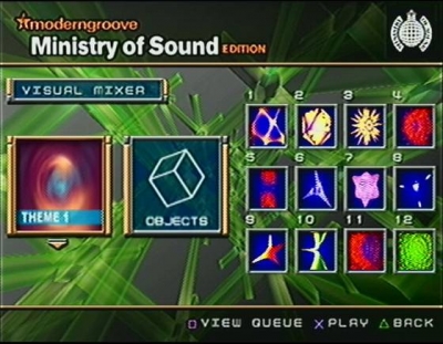 Screen ze hry Moderngroove: Ministry of Sound Edition
