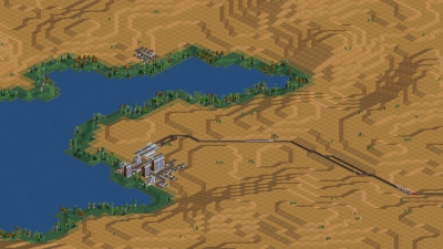 Screen ze hry OpenTTD