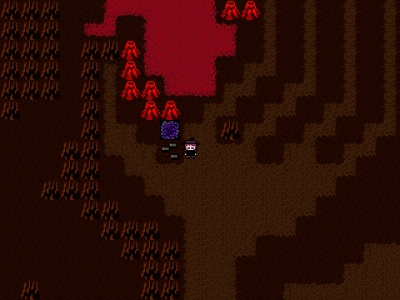 Screen ze hry Yume Nikki