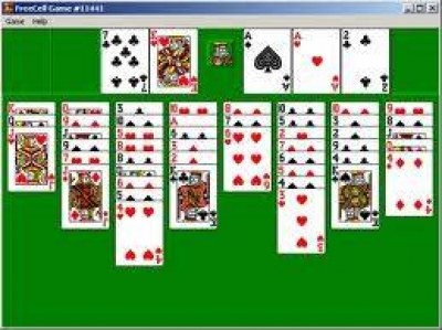 Screen ze hry Freecell