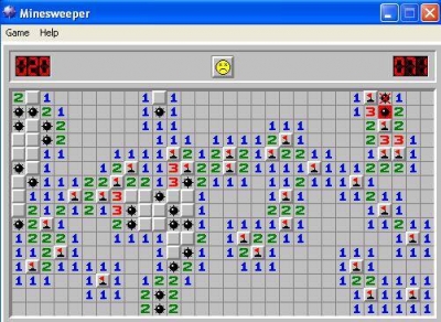 Screen ze hry Minesweeper