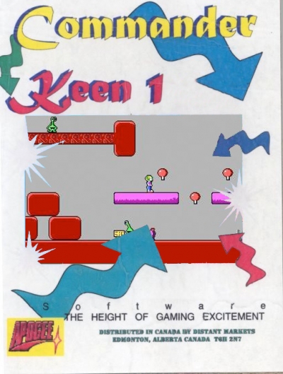 Obal hry Commander Keen 1: Marooned on Mars