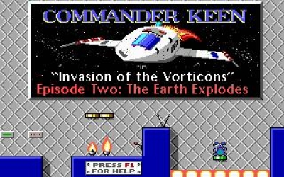 Screen ze hry Commander Keen 2: The Earth Explodes