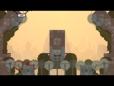 Screen ze hry Super Meat Boy