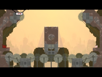 Screen ze hry Super Meat Boy