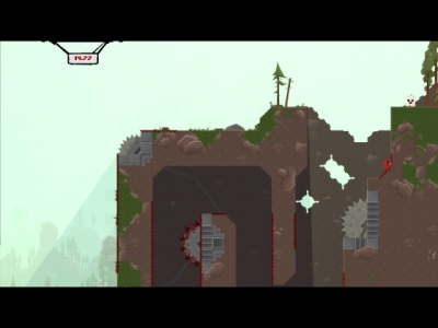 Screen ze hry Super Meat Boy