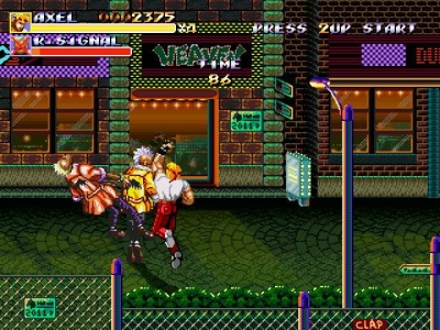 Artwork ke he Streets of Rage Remake