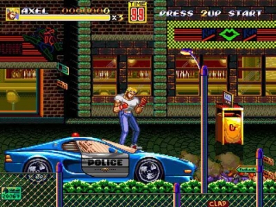 Artwork ke he Streets of Rage Remake