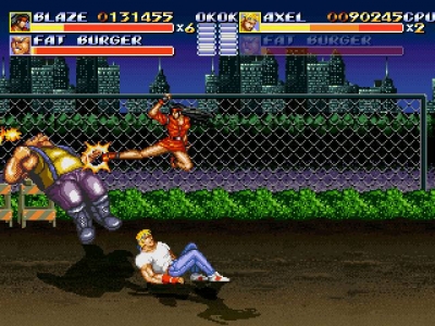 Artwork ke he Streets of Rage Remake