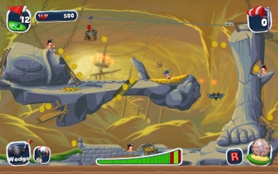 Screen ze hry Worms Crazy Golf