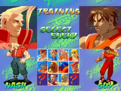 Screen ze hry Street Fighter Alpha: Warriors Dreams