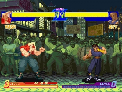 Screen ze hry Street Fighter Alpha: Warriors Dreams