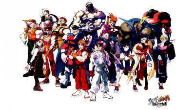 Artwork ke he Street Fighter Alpha: Warriors Dreams