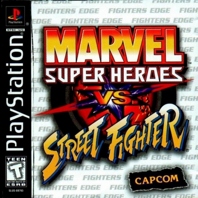 Obal hry Marvel Super Heroes vs. Street Fighter