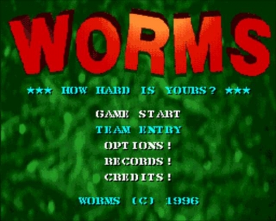 Screen ze hry Worms