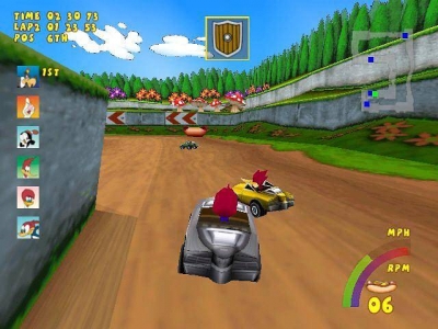 Screen ze hry Woody Woodpecker Racing