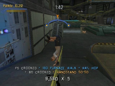 Screen ze hry Tony Hawks Pro Skater 3