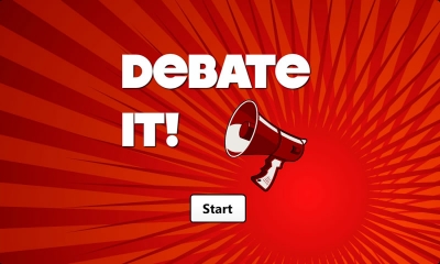 Screen ze hry Debate It!