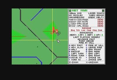 Screen ze hry M1 Tank Platoon