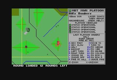 Screen ze hry M1 Tank Platoon