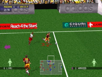 Screen ze hry Adidas Power Soccer 98