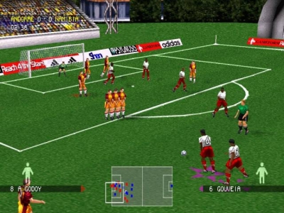 Screen ze hry Adidas Power Soccer 98