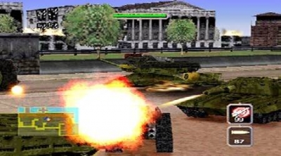 Screen ze hry BattleTanx: Global Assault