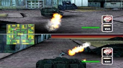 Screen ze hry BattleTanx: Global Assault