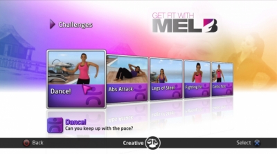 Screen ze hry Get Fit With Mel B