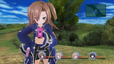 Screen ze hry Hyperdimension Neptunia mk2