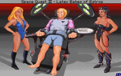 Screen ze hry Space Quest IV: Roger Wilco and the Time Rippers