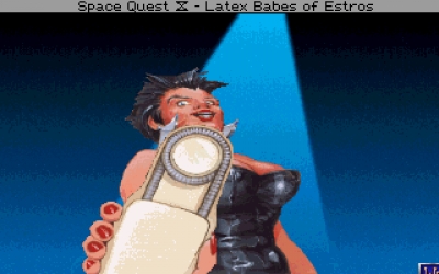 Screen ze hry Space Quest IV: Roger Wilco and the Time Rippers