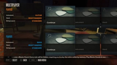 Screen ze hry Rocksmith