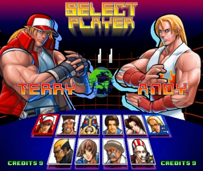 Screen ze hry Fatal Fury: Wild Ambition