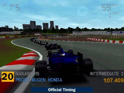 Screen ze hry Formula 1 Championship Edition