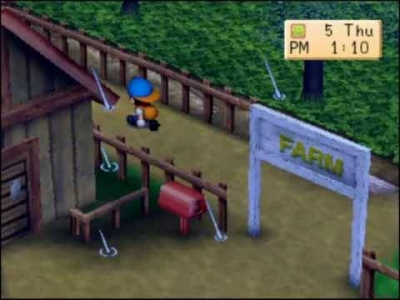 Screen ze hry Harvest Moon: Back to Nature